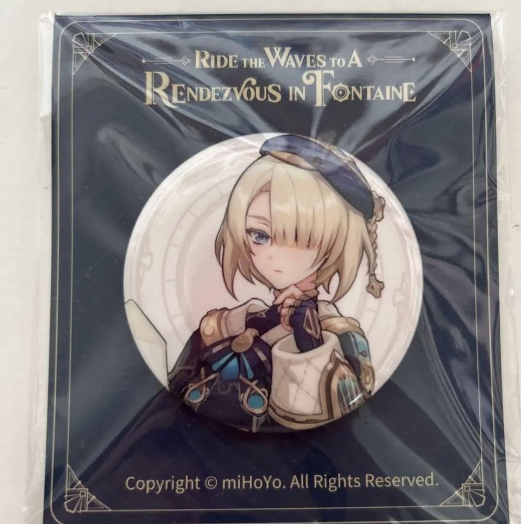 Amazon.co.jp: 原神 フォンテーヌ展 フレミネ 缶バッジ : おもちゃ