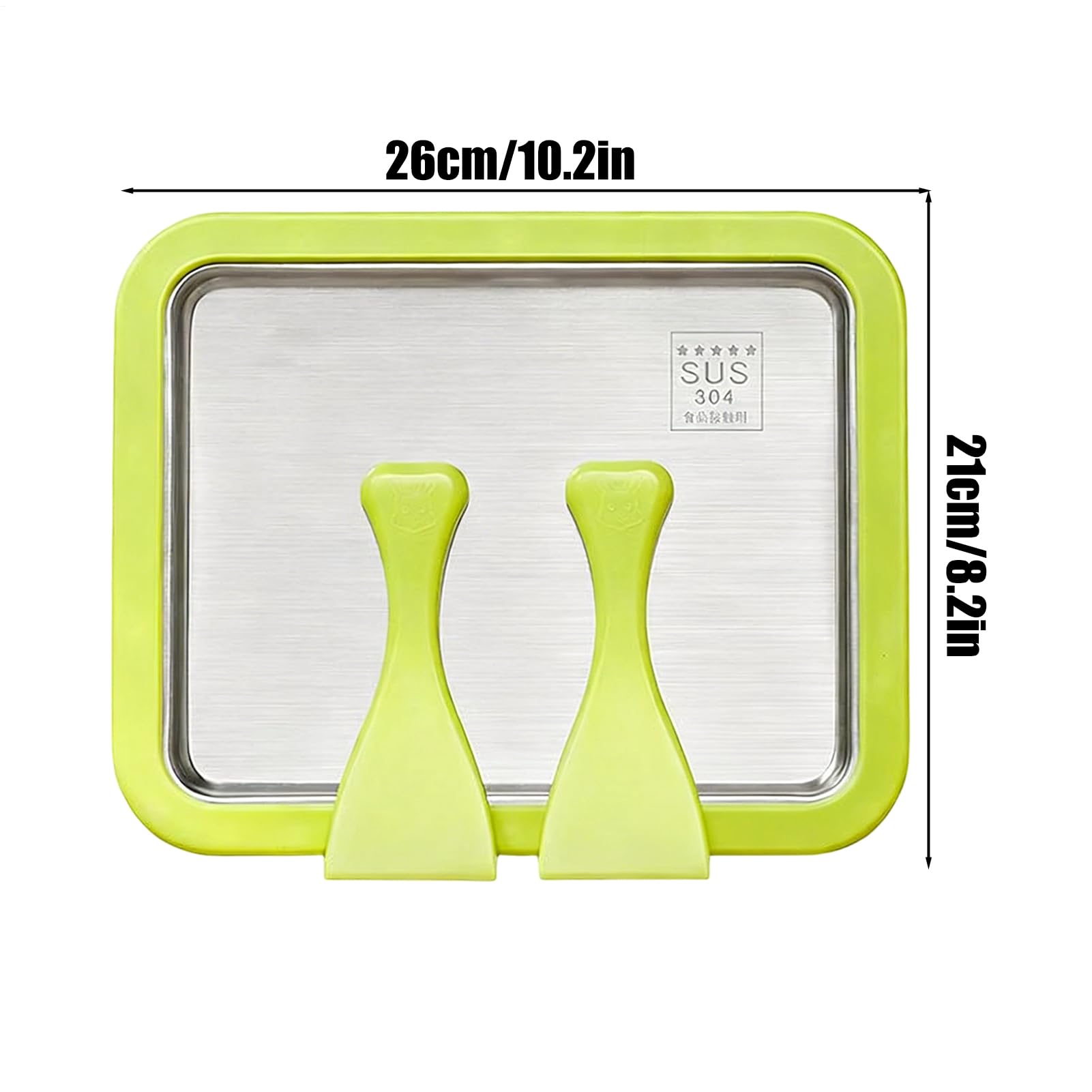 Stainless Steel Ice Cream Maker, zwijana taca na lody | idealna do domu, kawiarni, restauracji, kuchni, dla dzieci, na rodzinne spotkania, imprezy na świeżym powietrzu, letnie zabiegi, imprezy