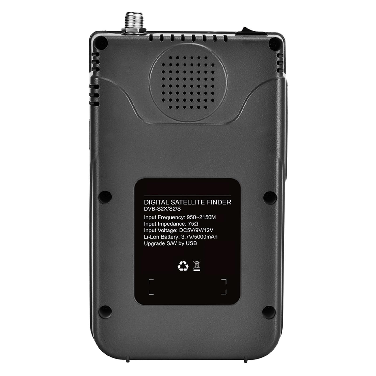 Buscador De Satélite Receptor Señal Medidor MEPG-4 DeteccióN Precisa(V8 Finder 2 Grey)