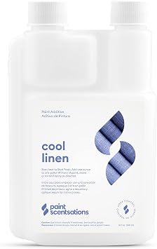 Paint Scentsations Cool Linen Odor Control Paint Additive | Air Freshener for Home | Last Up to 4 Months | Mix 1oz for Every 1 Gallon of Paint | 10oz Bottle