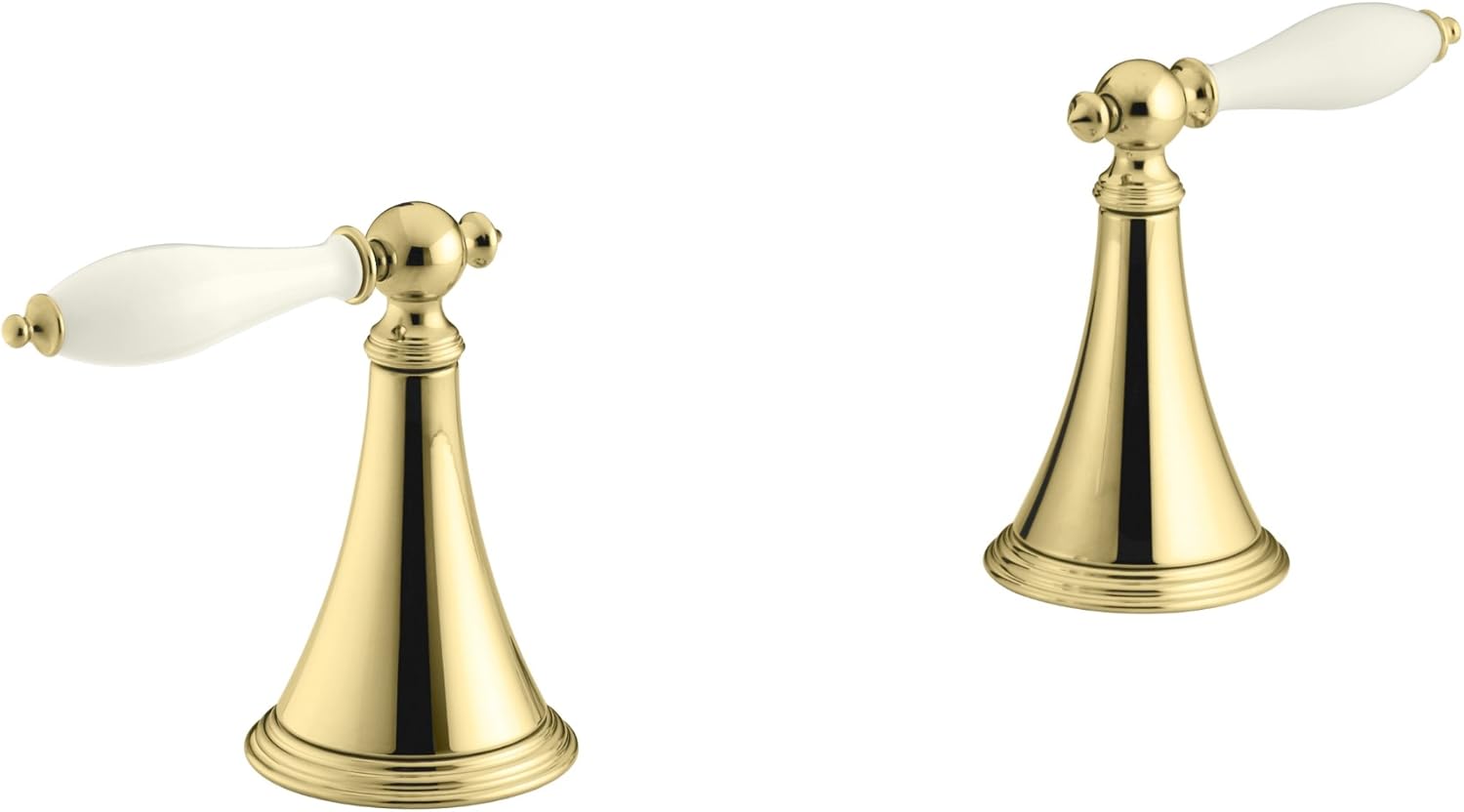 KOHLER KT3334FPB Finial Traditional DeckMount HighFlow Bath Valve