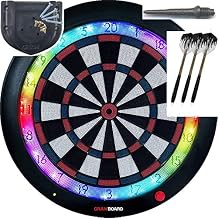 Gran Board 3s LED Dartboard Blue with Special Bracket & ChoukouTip100pics & DartsSet