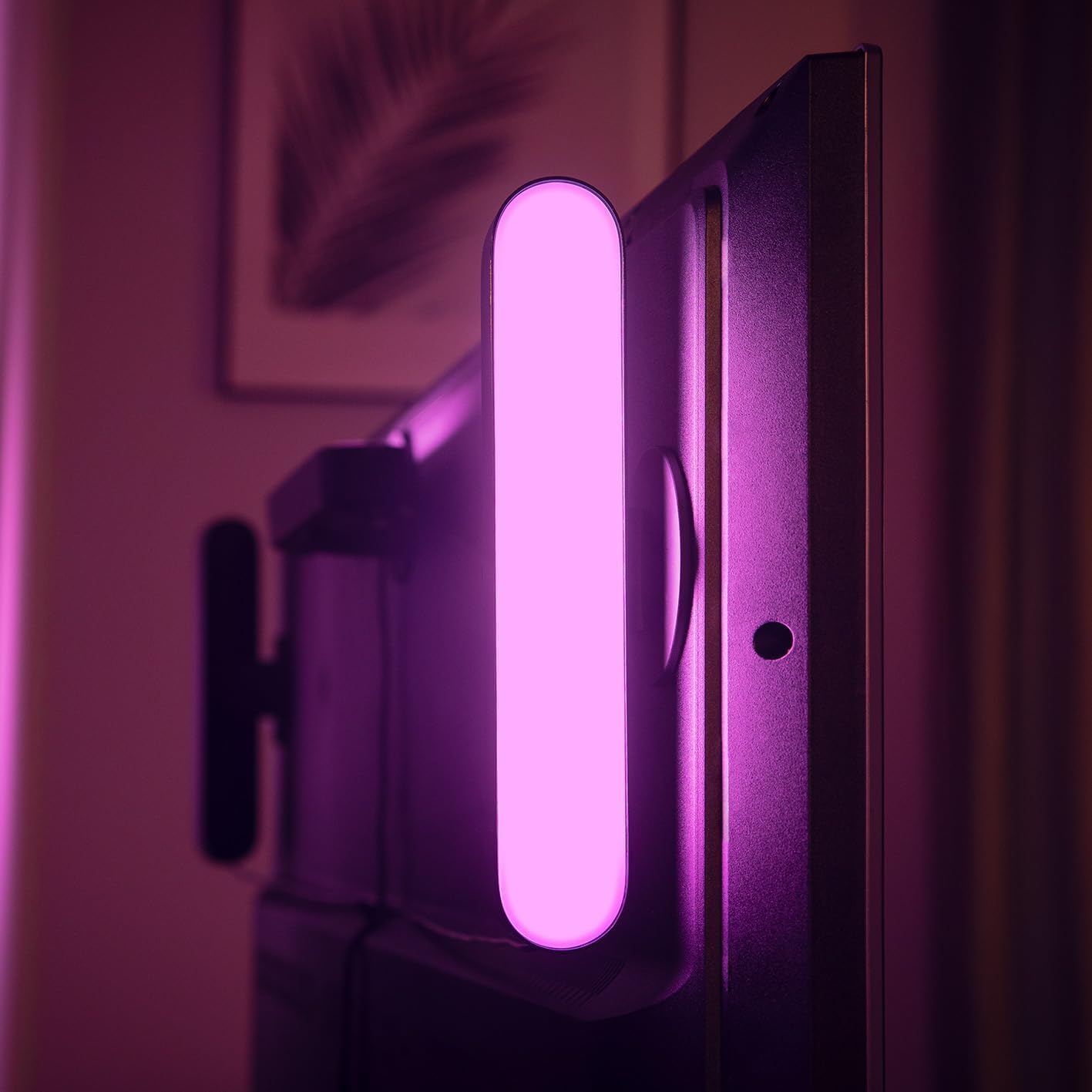 Philips Hue - Kit Inicio Barras de Luz Hue Play, Luz Blanca y de Colores, con Hue Bridge, Funciona con Alexa, Google Assistant y Apple HomeKit, Negro - Pack de 2