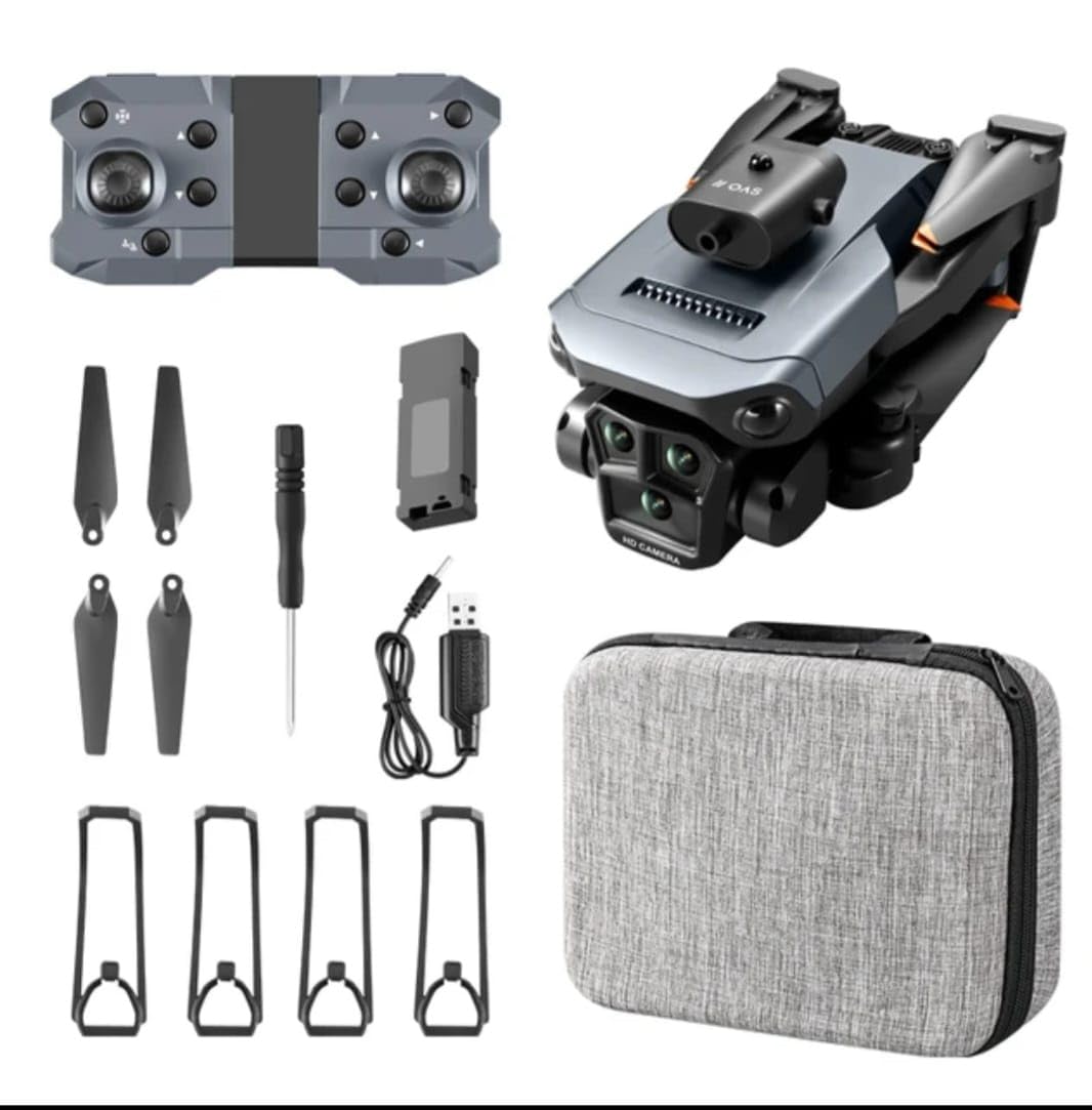 Purple State Remote Control Drone toy for kids with Triple HD Camera with Aditional 1800Mah Battery (Modal No. K6 MAX-Red,Black) (Colour May Vary) (B0D5Y5KNPC) Amazon Price History, Amazon Price Tracker