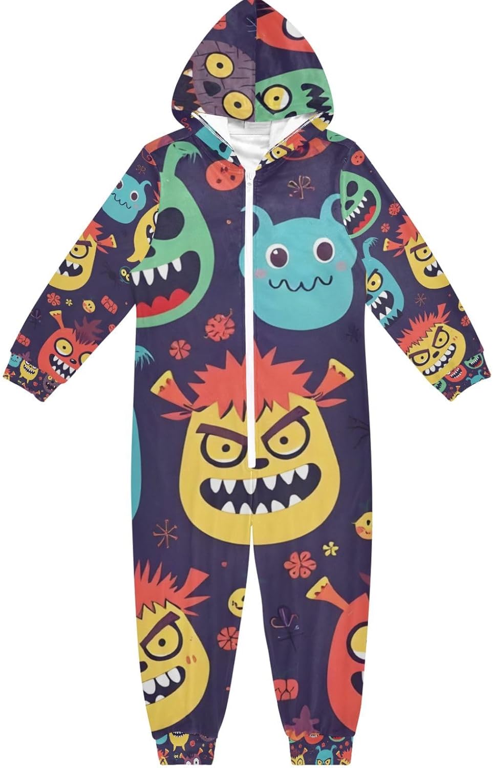 Halloween Monsters Onesie Pajamas Soft and Comfortable for Halloween Cosplay Costume/Homewear/Sleepwear