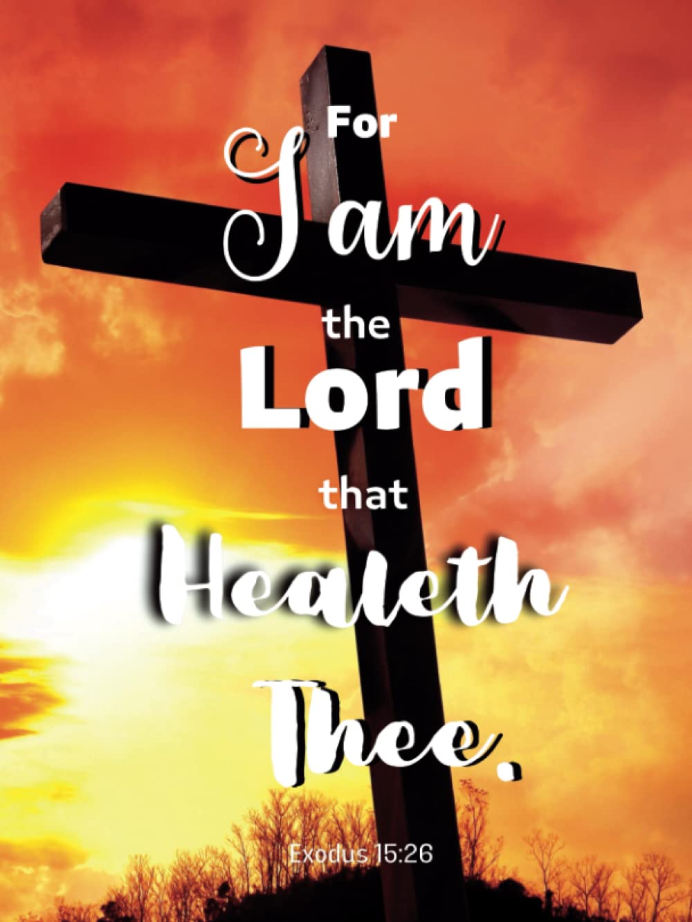 “For I am the God that Healeth Thee”, From Sickness to Health. Healing Journal with 379 Pages. KJV Scriptures on each page. For Anyone Believing God for Healing.