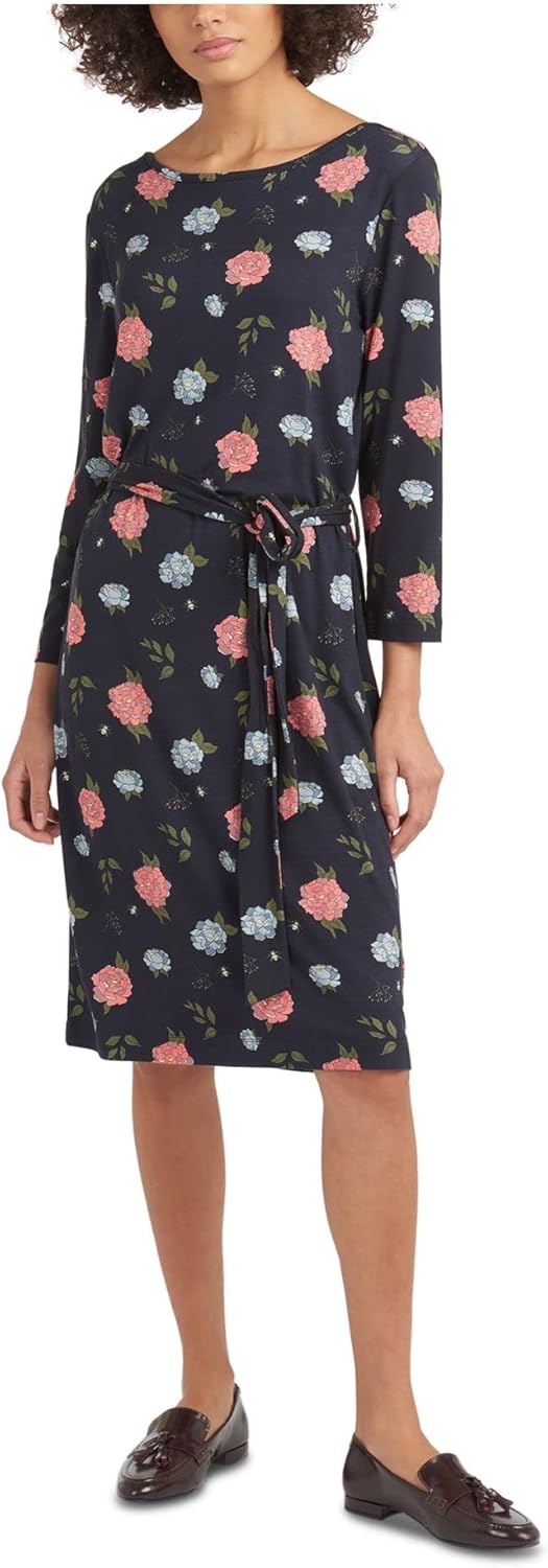 Barbour Women's Newbury Floral Midi Dress Black Liberia Ubuy