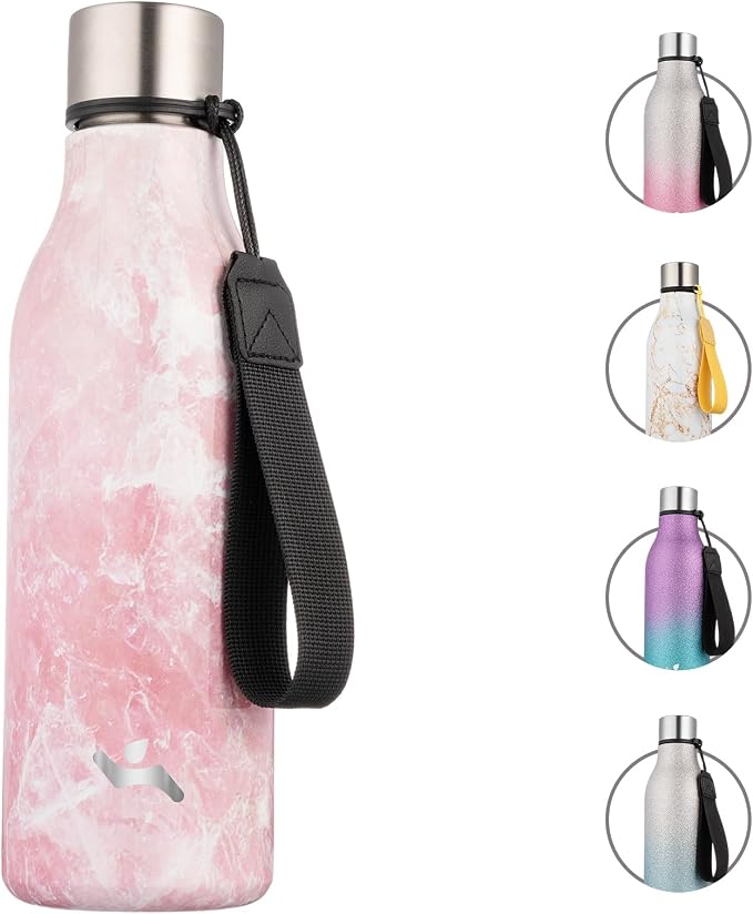 Konokyo 18oz Blossom Insulated Stainless Steel Water Bottle