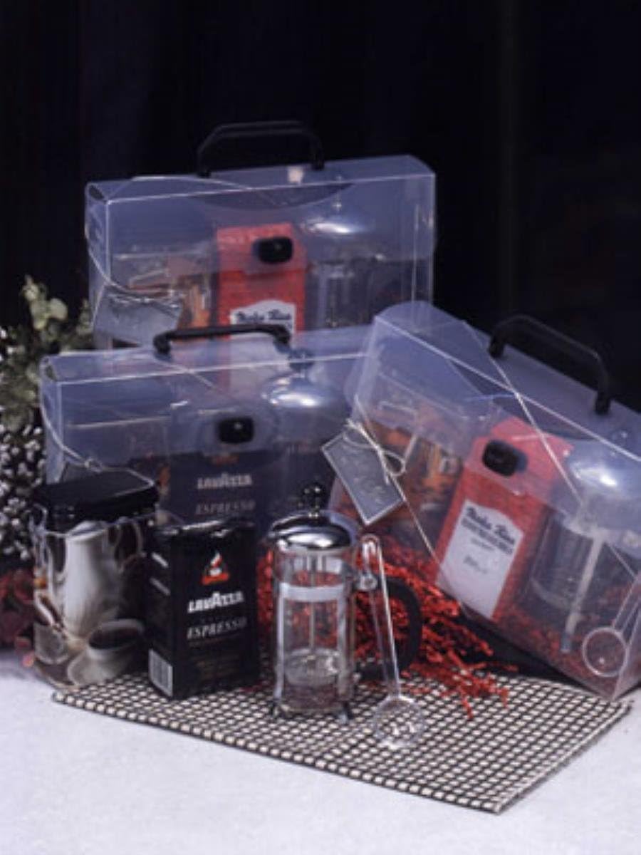 Coffee Press Gift Pack. includes press pot, storage tin & coffee