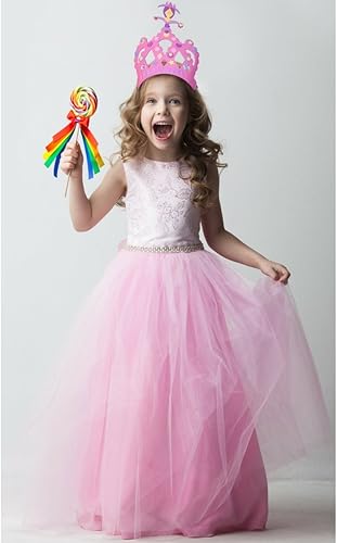 Miniatura 4 de Kit de manualidades de tiara y corona para niñas (paquete de 12, 400 piezas de espuma), recuerdo de fiesta de princesa para niños (TM)