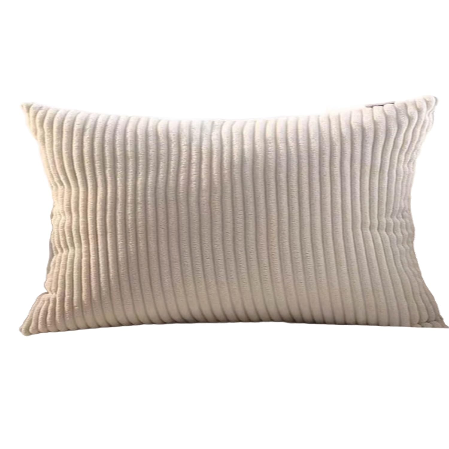 Miecoae Corduroy Soft Decorative Square Rectangle Throw Pillow Cover 60x60 50x70 80x80 cm Cushion Covers Pillowcase, Home Decorations for Sofa Couch Bed Chair(Q13,2pcs 30x50cm)
