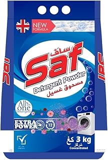 SAF Detergent Powder 3kg Blue – Powerful Stain Removal