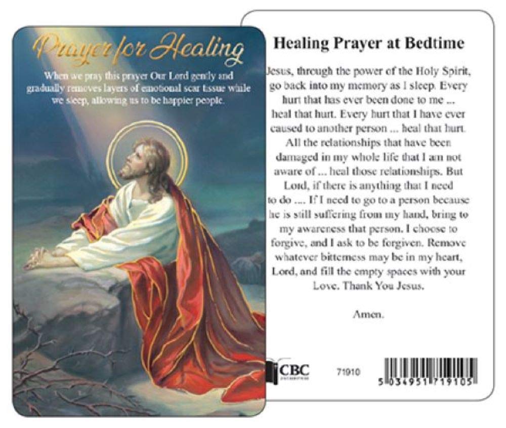 Prayer Card Credit Card Size Prayer For Healing