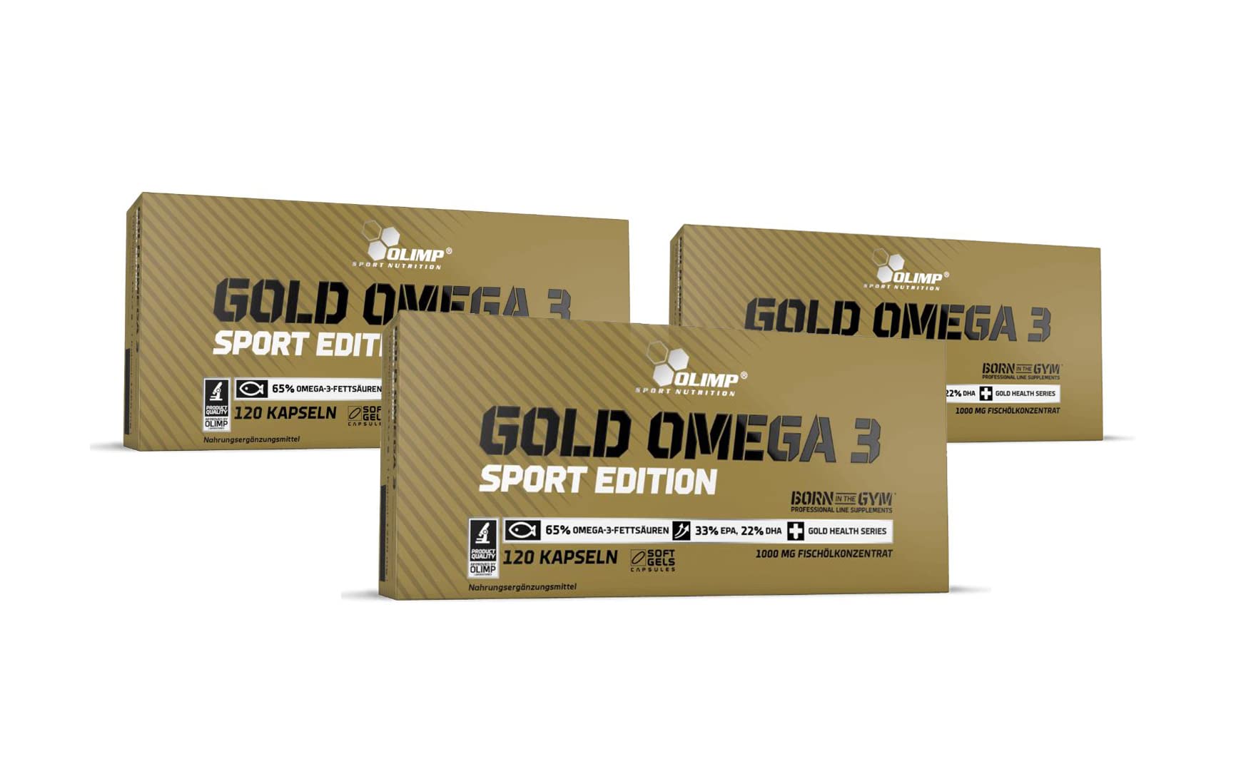 Olimp Gold Omega 3 Sport Edition- 3x120 Kapseln