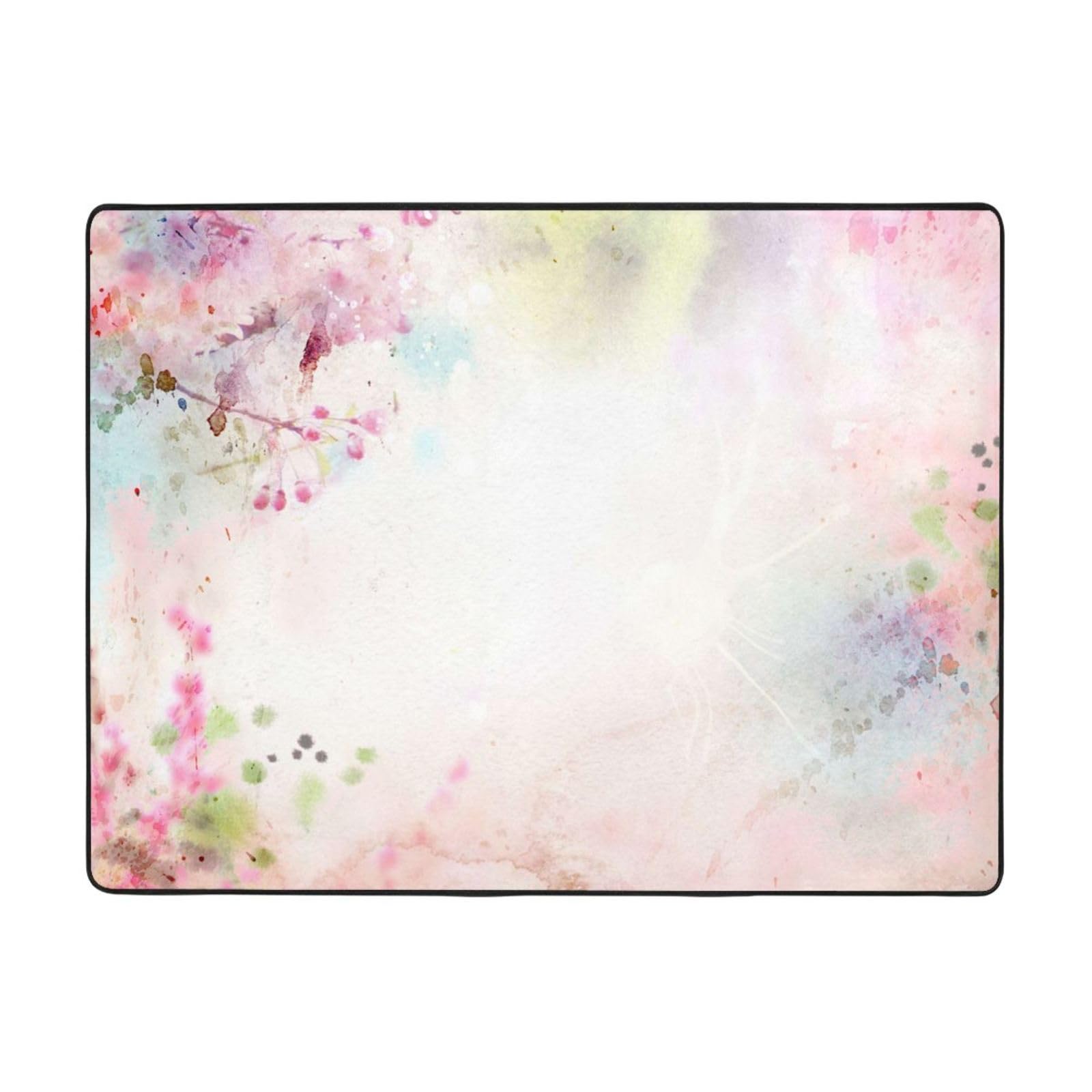 Tapis de sol de luxe BAFAFA aux motifs de fleurs pour un intérieur raffiné