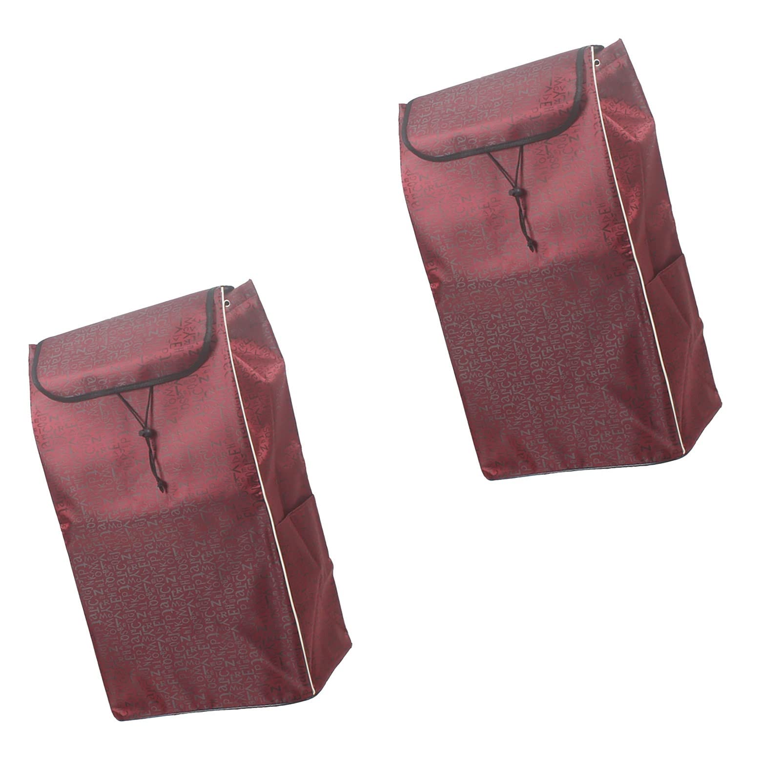 80L Oxford Cloth Waterproof Shopping Trolley Storage Bag - Durable and Large Capacity Trolley Replacement Bag, Size 38X30X70CM - Color B
