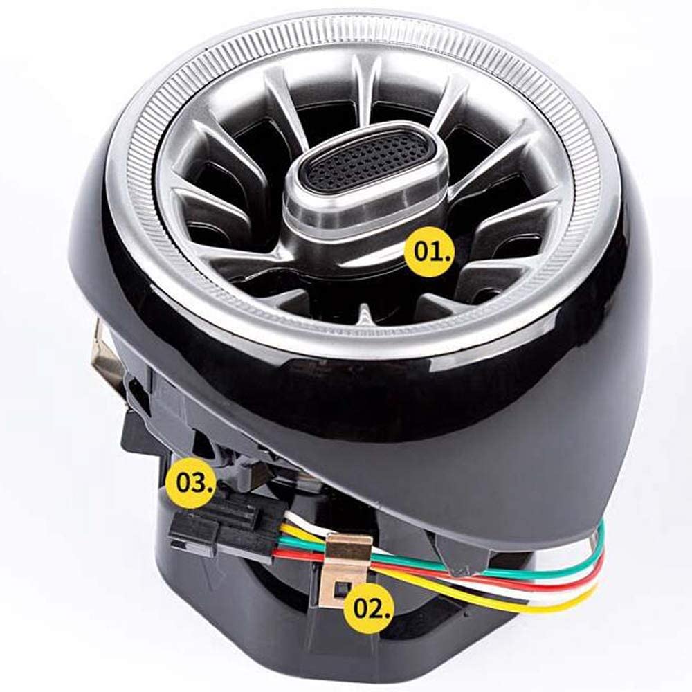 7-teiliges LED-Turbinen-Lüftungs-Ambiente-Licht-Set, Ersatz für 3 oder 64 Farben, für Benz C GLC-Klasse W205 X253 2019 2020 2021