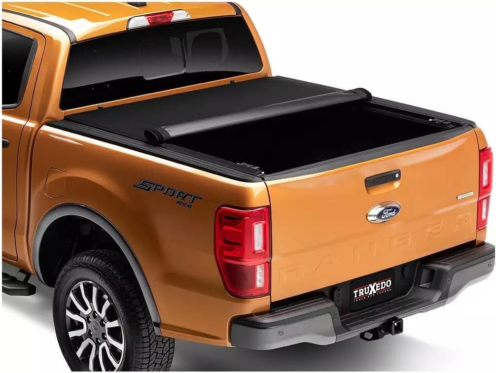Truxedo Tonneau Cover, Pro X15, Roll-Up, Woven Fabric, Black, 5 ft Bed