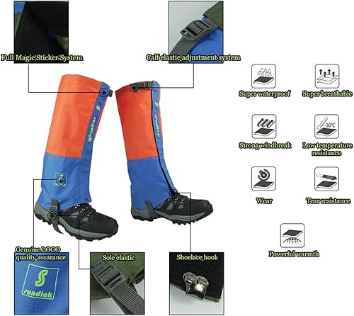 Miniatura 3 de Tentock - Gafas de nieve transpirables a prueba de nieve, a prueba de polillas, impermeables