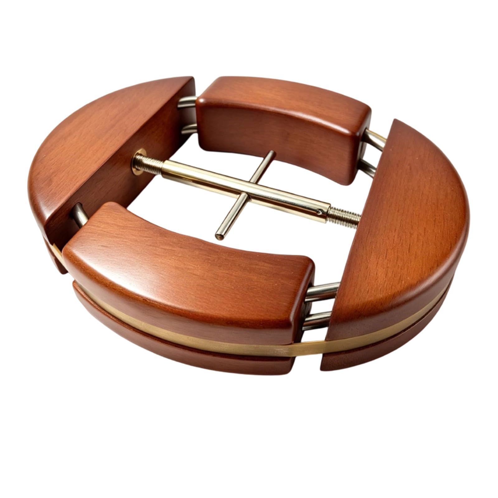 Btgghytr Wooden Cap Stretcher Stand 19X16CM Natural Wood Hat Shaper Holder for Sewing Projects and Boutique Window Displays Cap Shaping Block