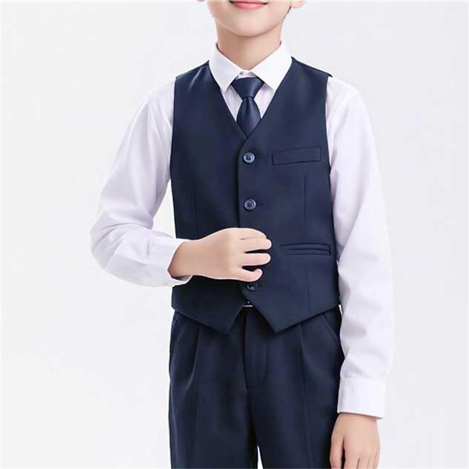 Generico Elegante completo con pantaloni per ragazzi, perfetto per occasioni speciali ed eventi scolastici set