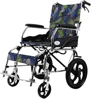 Rollstuhl, Klapprollstuhl Aus Aluminiumlegierung Mit Handbremsen Und Ergonomischem Sitz, Transportrollstuhl Für Erwachsene, Rollstuhl