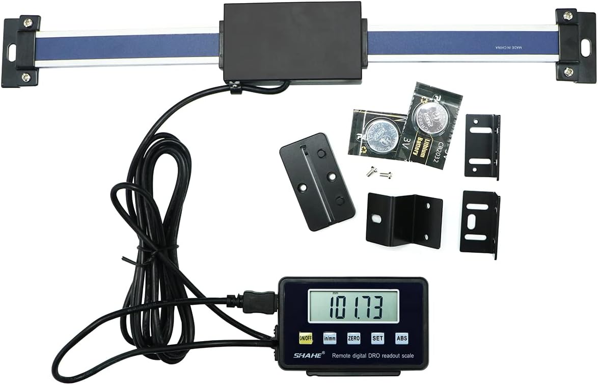 0-200mm/8''Digital Readout Linear Scale, Accurate Digital Remote LCD,for Milling Machine Lathes