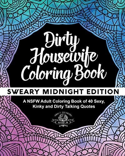 Dirty Housewife Coloring Book Paperback – Import, 12 March 2017