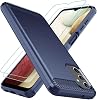 Osophter for Samsung Galaxy A13 4G Case,Samsung A13 5G Case with Screen Protector Shock-Absorption Flexible TPU Rubber Protective Cell Phone Cover for Samsung Galaxy A04S(Black)