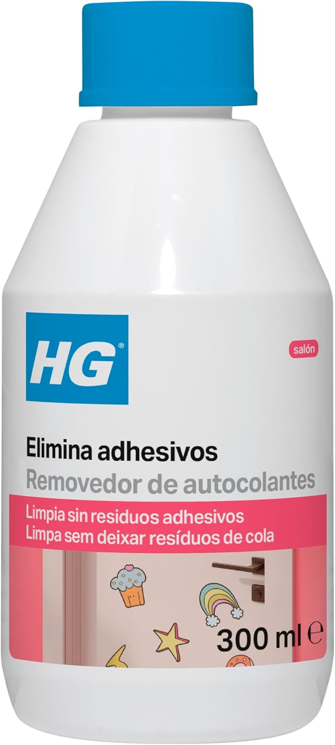 HG Elimina Adhesivos: Limpiador para Quitar Pegamento y Residuos - 300ml