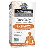 Garden of Life Dr. Formulated Probiotics Once Daily - Acidophilus Probiotic with Daily Support for Digestive and Immune Health - Gluten Free, Dairy Free, Soy Free Probiotics, 30 Vegetarian Capsules
