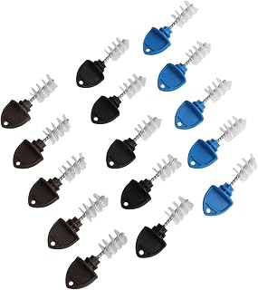 15pcs Beer Faucet Cap Brush Set Stainless Steel Wire Keg Tap Cleaning Tool Replacement Parts for Brewing System Restaurant Sanitary Covers 2.2 Inch