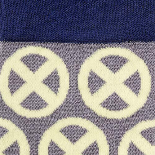 Cufflinks Inc. X-Men Symbol Yellow Dress Socks, One size fits most (up to men's size 12), Officially Licensed3