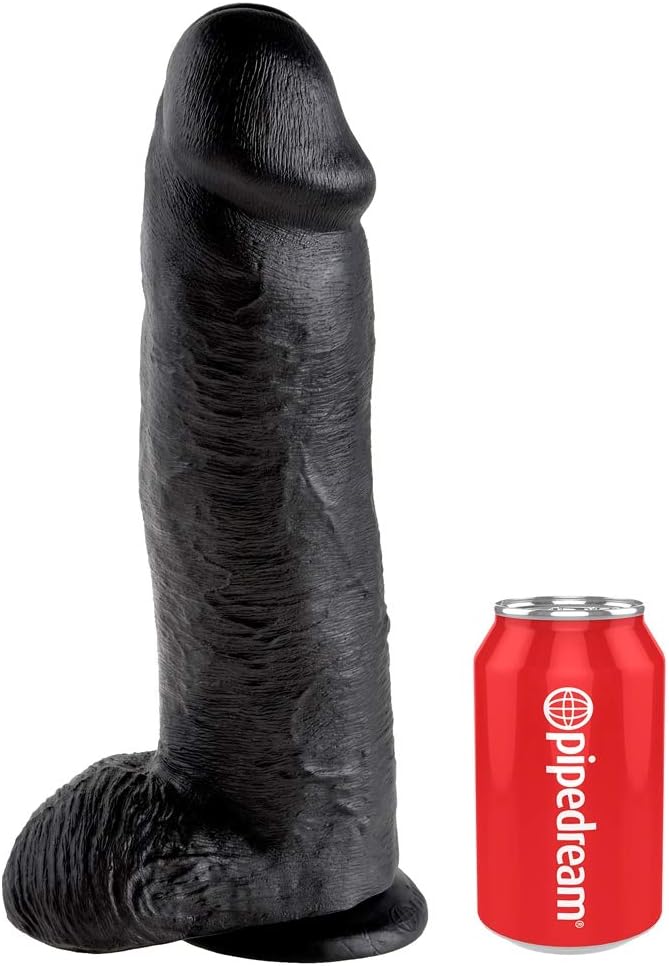 King Cock King Cock Cock with Balls Black 12in - Image 5