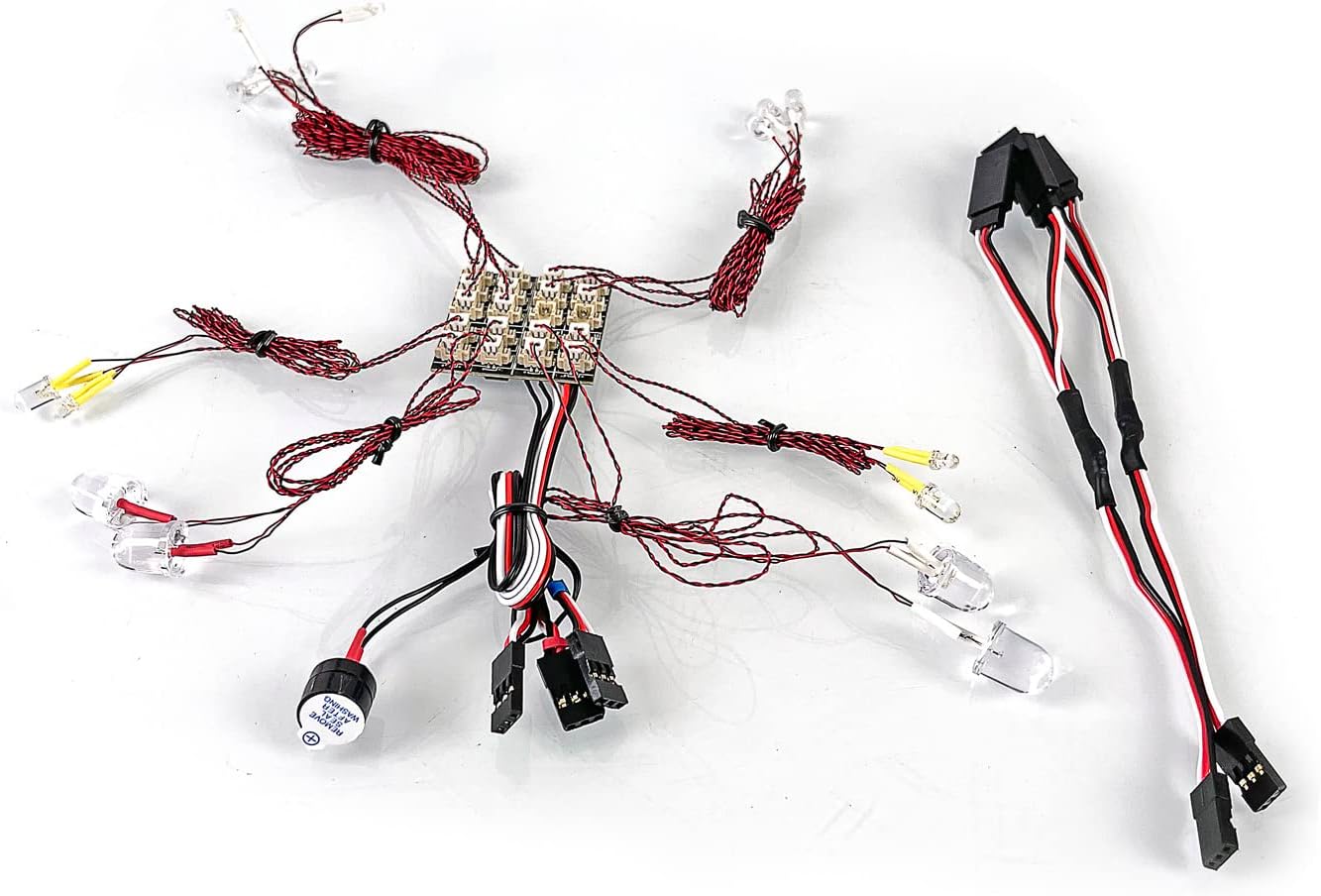 Led Light System for 1/14 Jdm-88 Hydraulic Rc Loader Model DIY Parts
