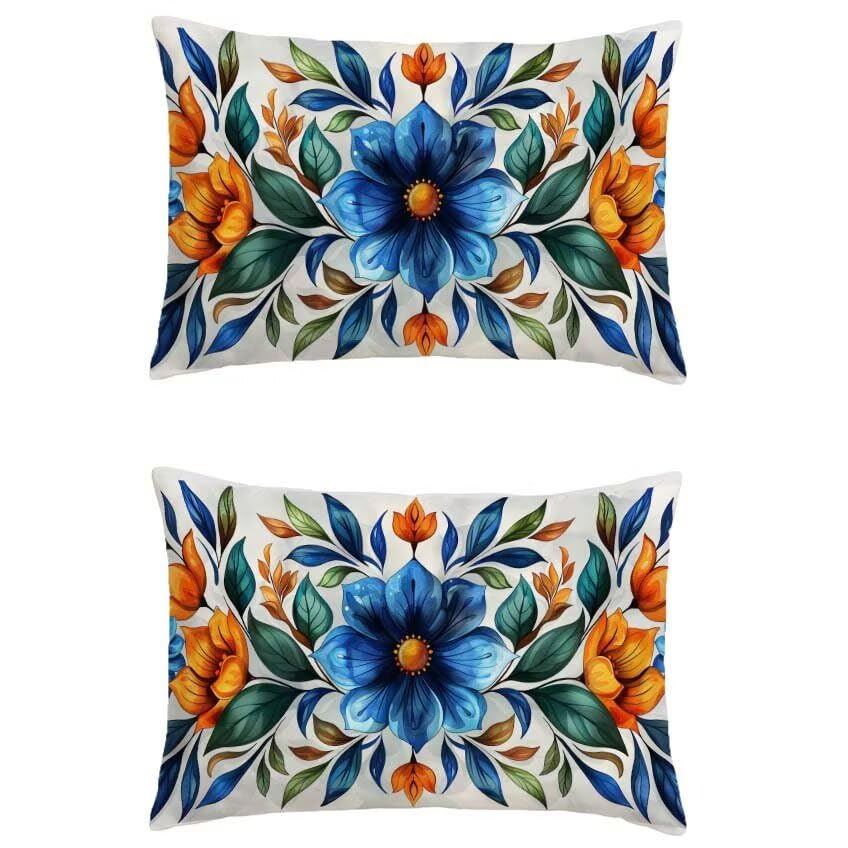 Housse coussin exterieur 50x60cm rectangulaire lin taie oreiller
