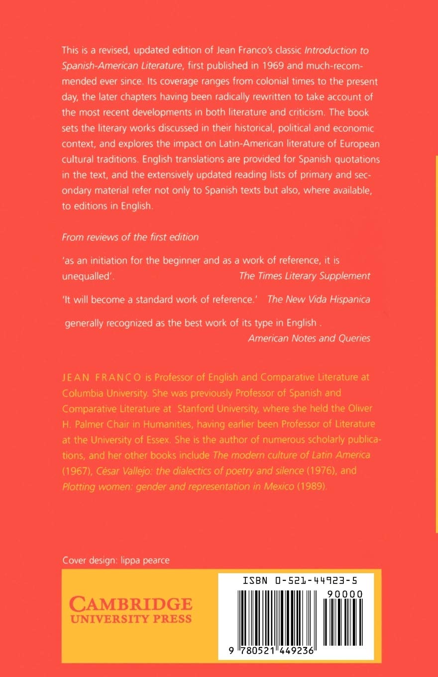 An Introduction to Spanish-American Literature