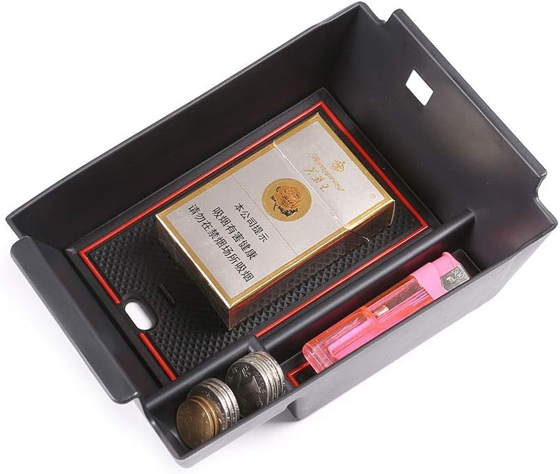 for Mercedes Benz GLE W167 2020 ABS Black Car Center Control Armrest Storage Box Tray Organize Accessories