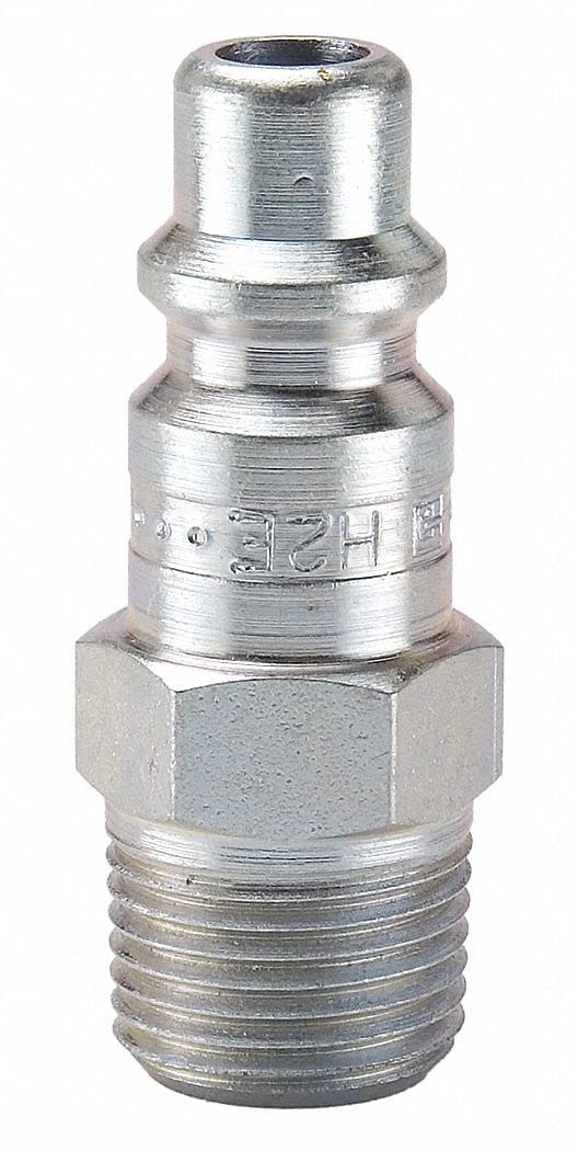 Parker H2C-E Steel Industrial Coupler Plug - 1 Each