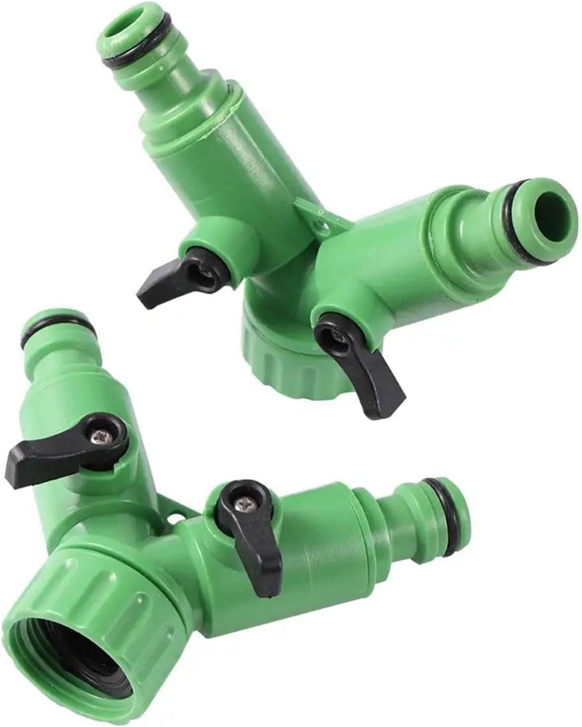 Garden 3/4 Inch Y Valve Splitter Garden Irrigation Hose Fitting 2-Way Valve Quick Connector Agriculture Watering Splitter Switch 1Pcs