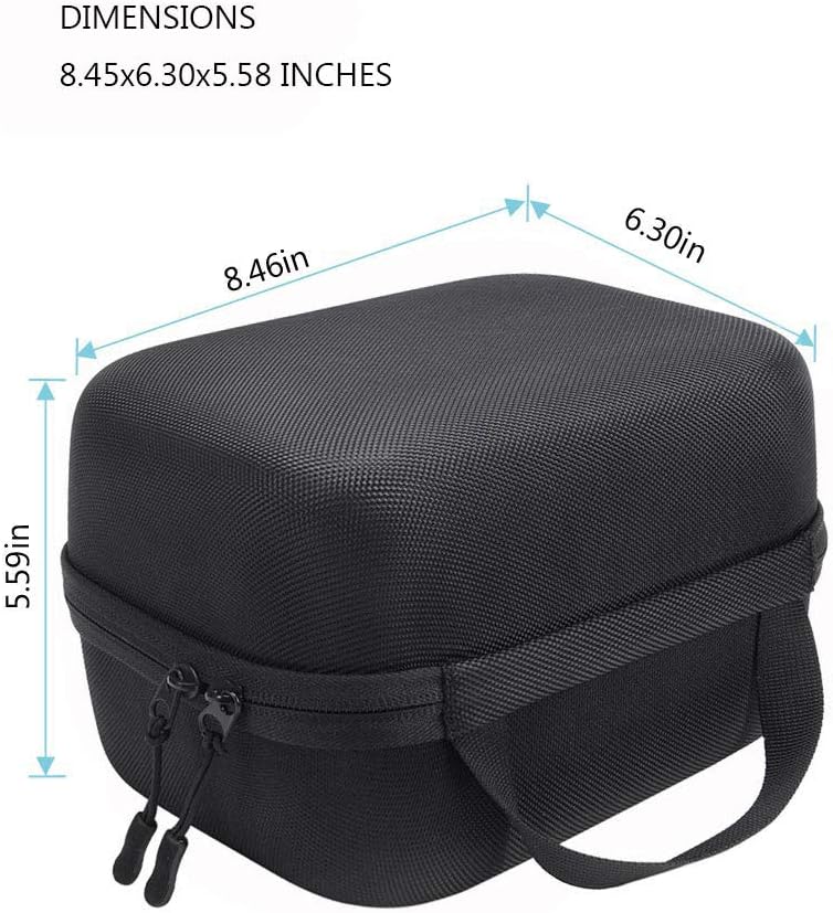 Esimen Hard Case for Oculus Go VR Virtual Reality Headset and Controllers Accessories Carry Bag Protective Storage Box (Black+Gray)