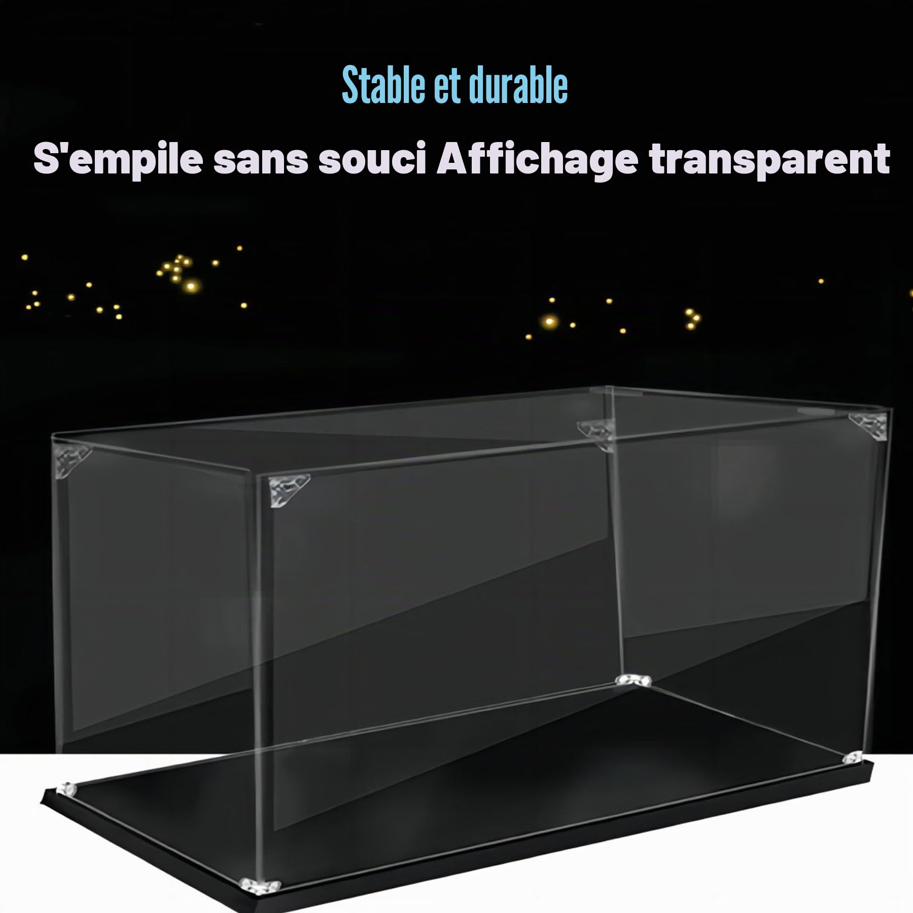 Vitrine en Acrylique Transparent pour #10294 Titanic, boîte de Rangement Anti-poussière et Support Mural, 140 x 19,8 cm