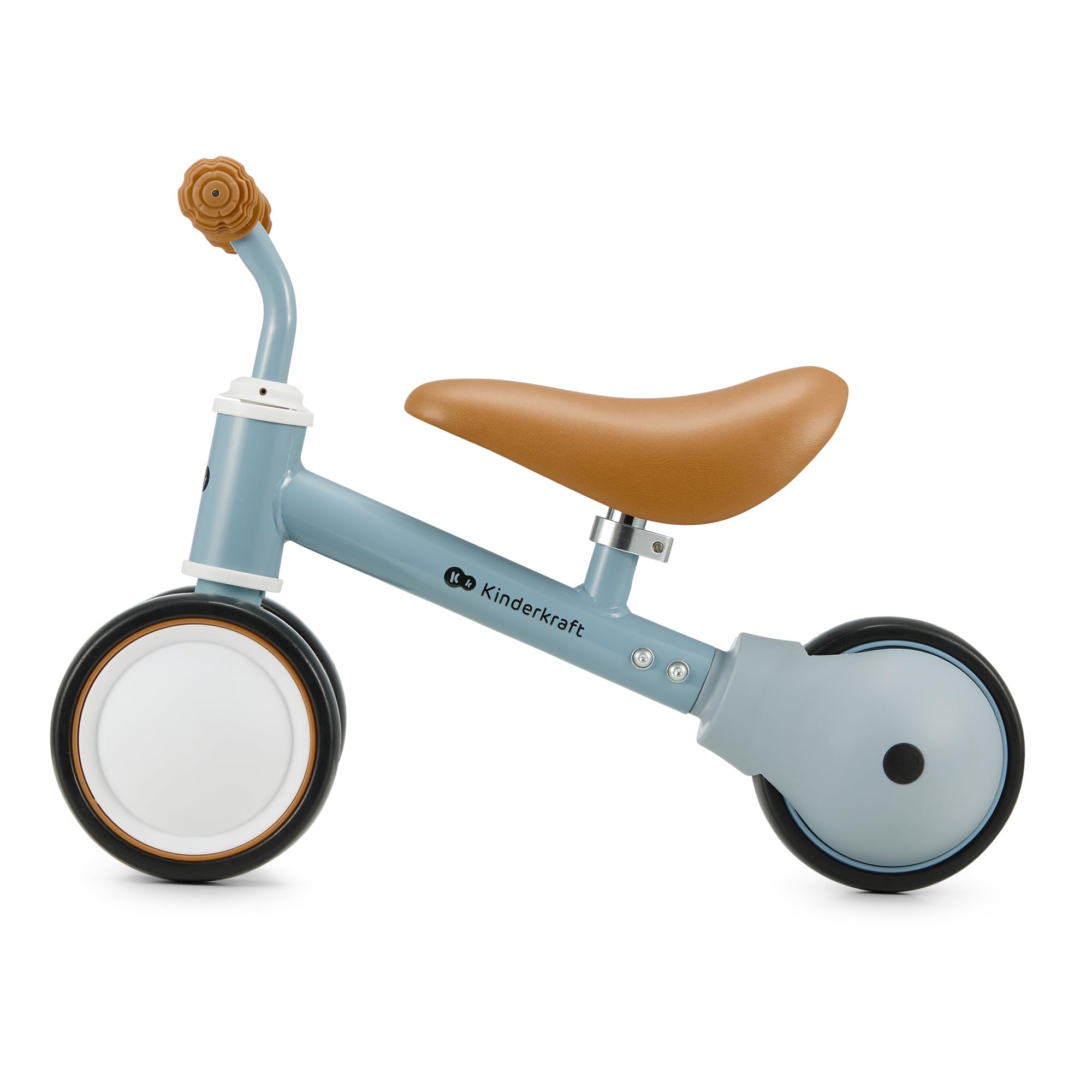 Kinderkraft CUTIE 3 en 1 Minitriciclo, Bicicleta De Equilibrio, Sin Pedales, Triciclo, Ajustable, Multifuncional, Ultraligera, Desde 1 Año De Vida Hasta Los 15 Kg, Azul