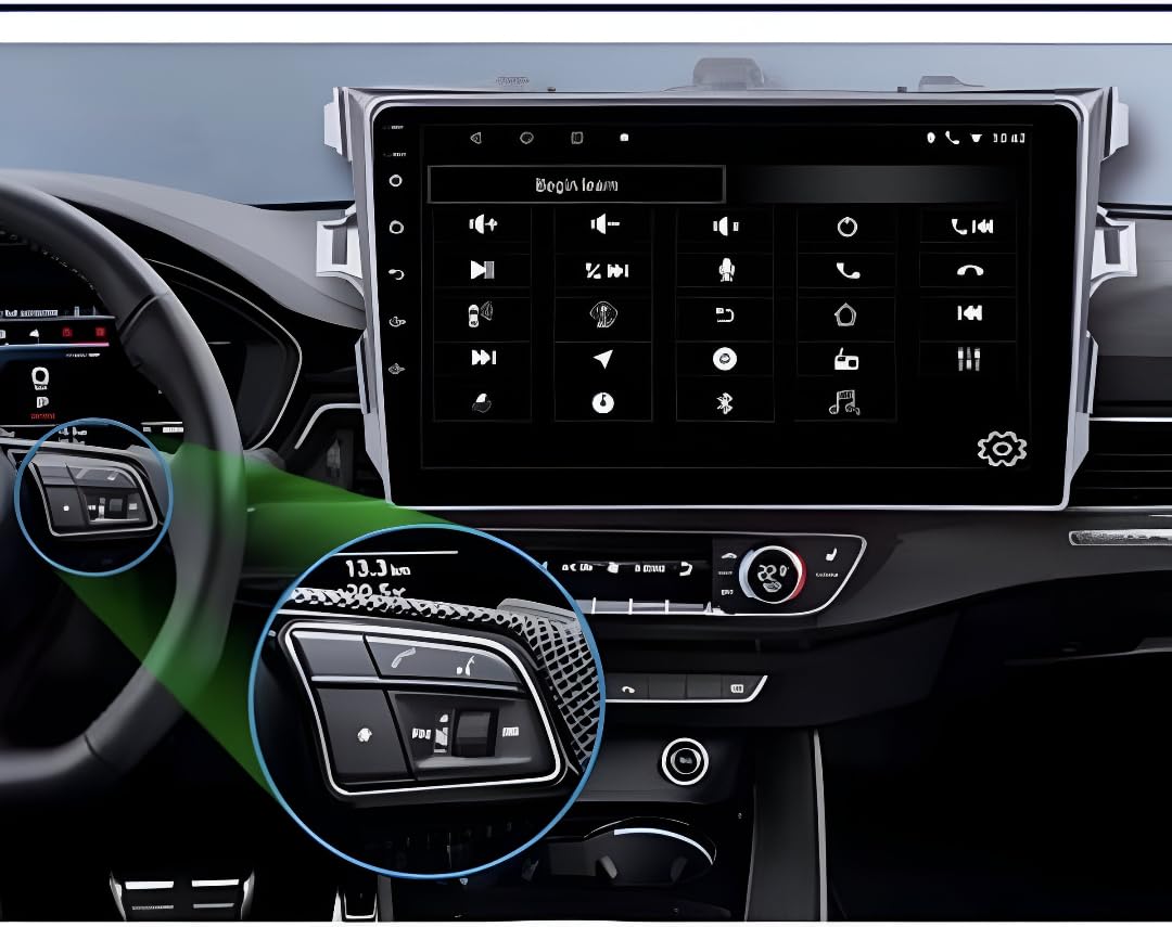 Autoradio Android 14 - Renault Clio 2013-2020 HD Apple CarPlay et Android Auto - Écran Tactile 10,1 Pouces CarPlay, système multimédia | Wi-FI, RDS, DSP (T2 (2/32) Quad Core Dab+)