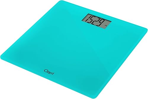 Miniatura 4 de Ozeri Báscula de baño de precisión (440 libras440.9 lbs) en vidrio templado, con tecnología de sensor de 1.76 oz (0.1 libras0.1 lbs) y tara para
