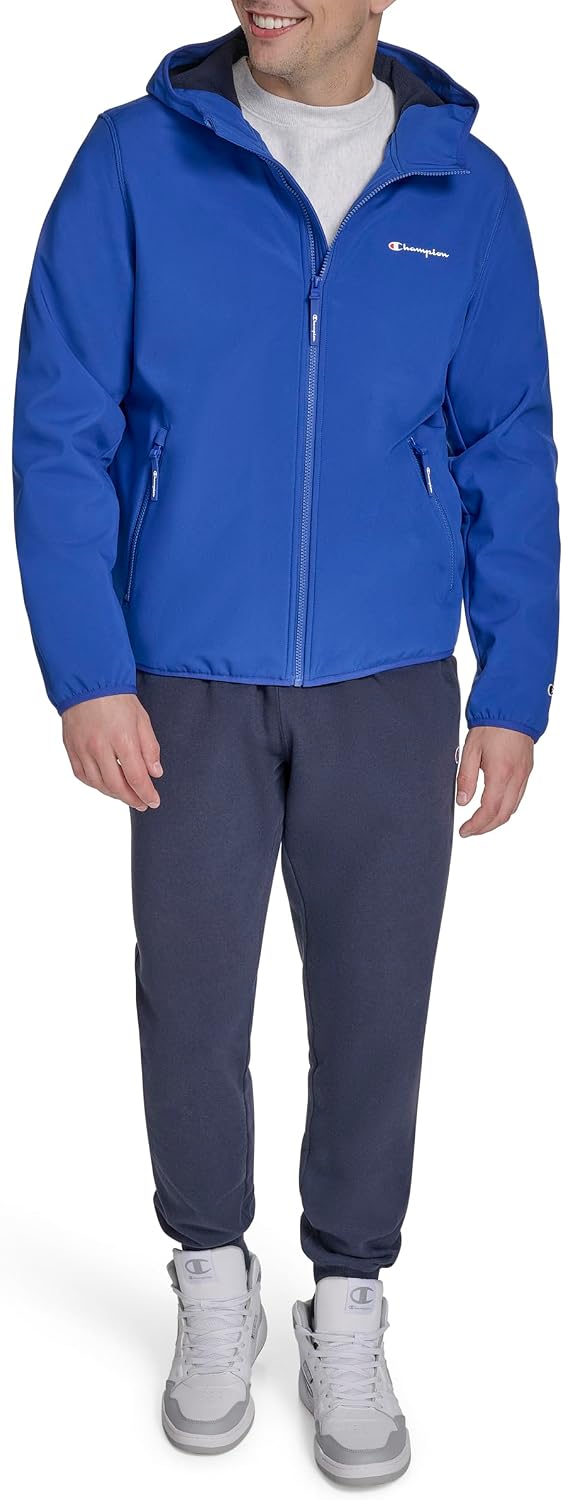 Champion Men's Lightweight Active Soft Shell Jacket With Hood