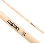 14 Packs 7pairs 5A Natural Drum Sticks,Wood Tip Drumsticks with Waterproof Bag(Maple)