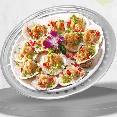 Miniatura 2 de Paquete de 2 estantes de acero inoxidable para conservas a presión de 14 pulgadas, estantes de conservas duraderos, bandeja de vapor redonda para