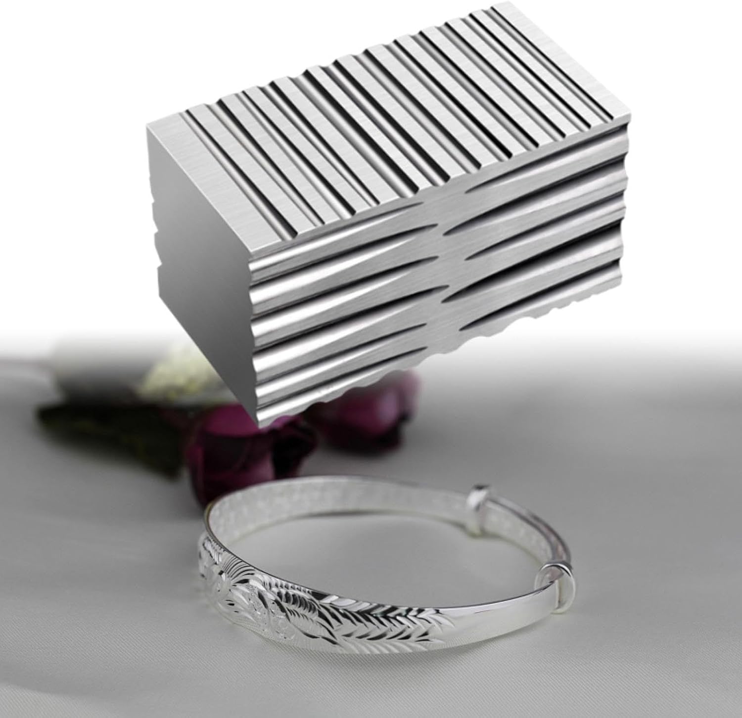 Bracelet Tool, Stainless Steel Equipment for DIY Projects, Jewelry Making Supplies, Block