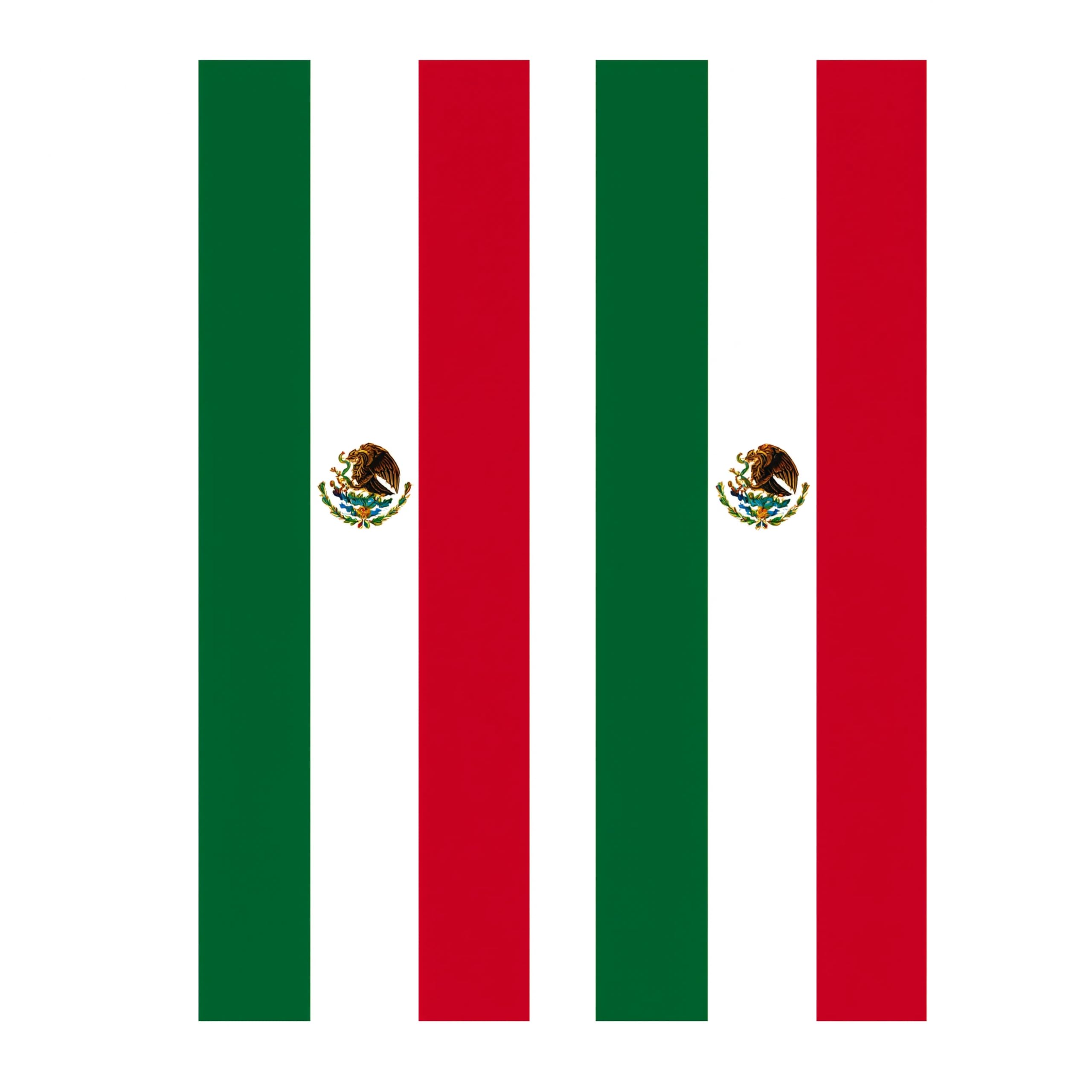 Photo 1 of Mexican Flag B-Pillar Decals (2-Pack)